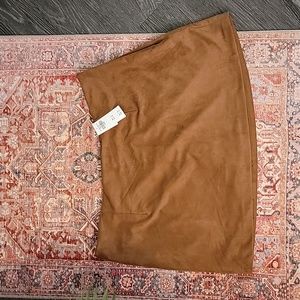 Vegan Suede Skort by Abercrombie